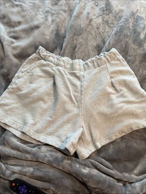 aerie Light Gray Athletic Lounge Shorts